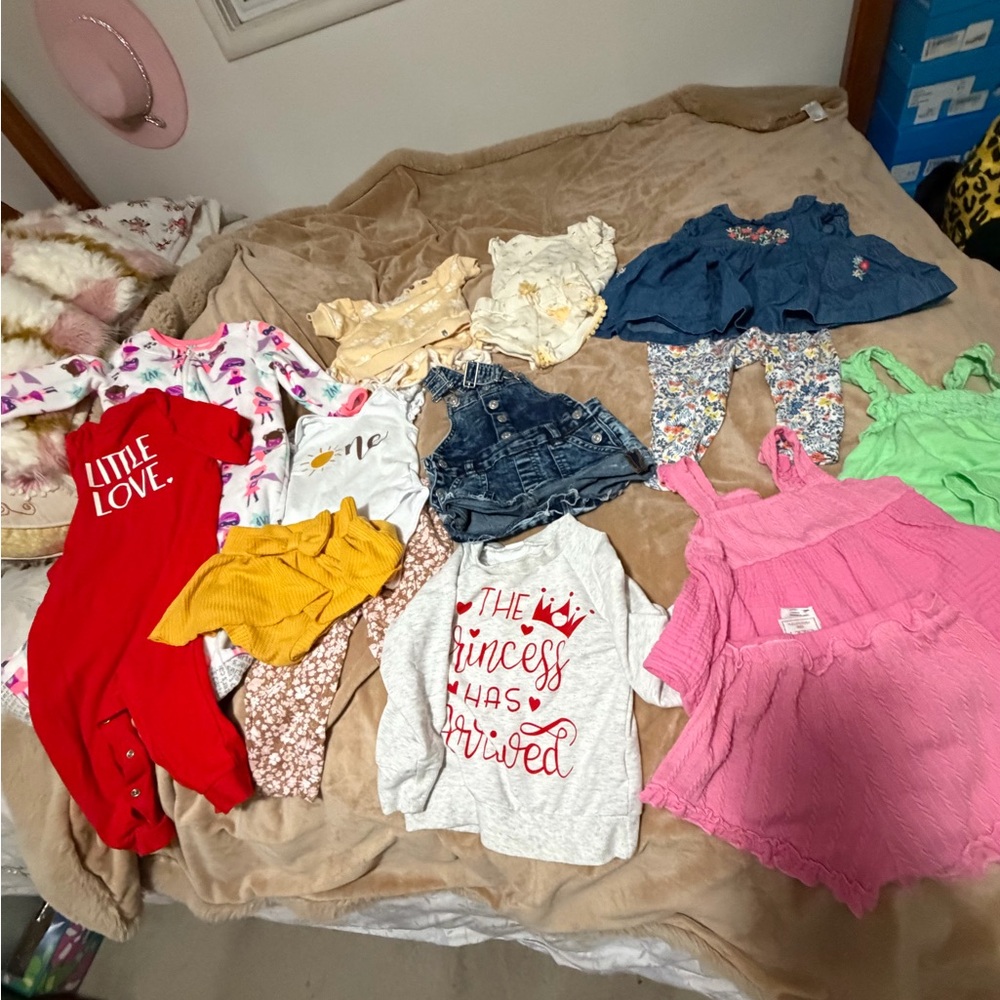 Baby Girl Large Lot - Size 12 Months - 16 Piece
